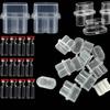 3ML Peptide Storage Box 3ml Vial Case Peptide Box Packaging Clear Stackable Peptide Container Cases for Freezer Tube