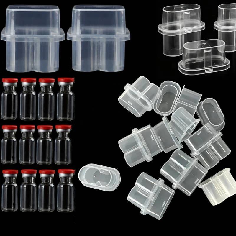 3ML Peptide Storage Box 3ml Vial Case Peptide Box Packaging Clear Stackable Peptide Container Cases for Freezer Tube