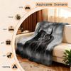 Retro Highland Cattle Printed Blanket Super Soft Warm Throw for Sofa Bed Living Room Home Decor Plush Blanket Perfect Gift Blank