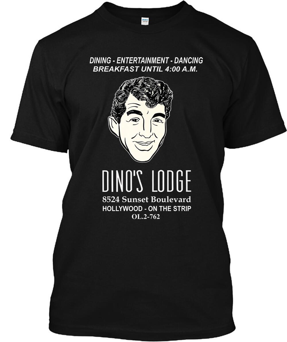New Design Dino s Lodge American Black T-shirt Size S-5XL XXXL