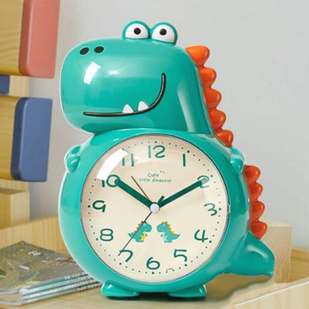 Music Electronic Desk Clock Dinosaur Shaped Tabletop Clock Bedside Clocks  Students Learning