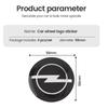 56mm 4pcs Car Wheel Center Hub Cap Badge Logo Sticker For Opel Antara Astra Insigni Mokka Corsa Mokka Vectra Opc Opcline H J K