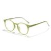 Round Glasses Men'S 8840 Candy-Colored Flat Glasses Women'S College Wind Sweet Plain Mirror