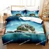 3D Print World Turtles Turtle Island Bedding Set Duvet Cover Bed Set Quilt Cover Pillowcase Comforter king Queen Size Boys Adult