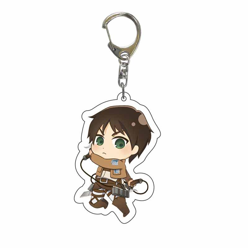 Attack On Titan Anime Acrylic Keychain Pendant - Creative Jewelry Gift