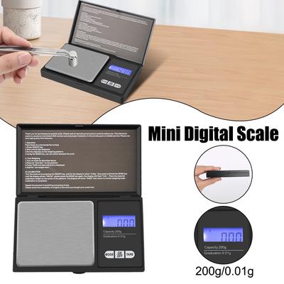 Precise LCD Mini Digital Scale For Jewelry Gram Weight For Kitchen 200G-0.01G