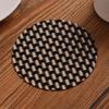 1 ks PVC tkané tácky pod pohárky, izolační podložka pod restaurační kelímek, vodní tepelná izolace, protiskluzová podložka na stůl