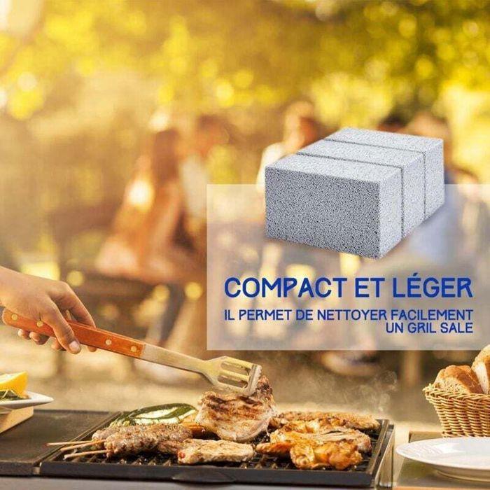 Pierres de nettoyage pour grill - PZCC - Lot de 6 - Réutilisables - Pierre ponce - Nettoyage efficace