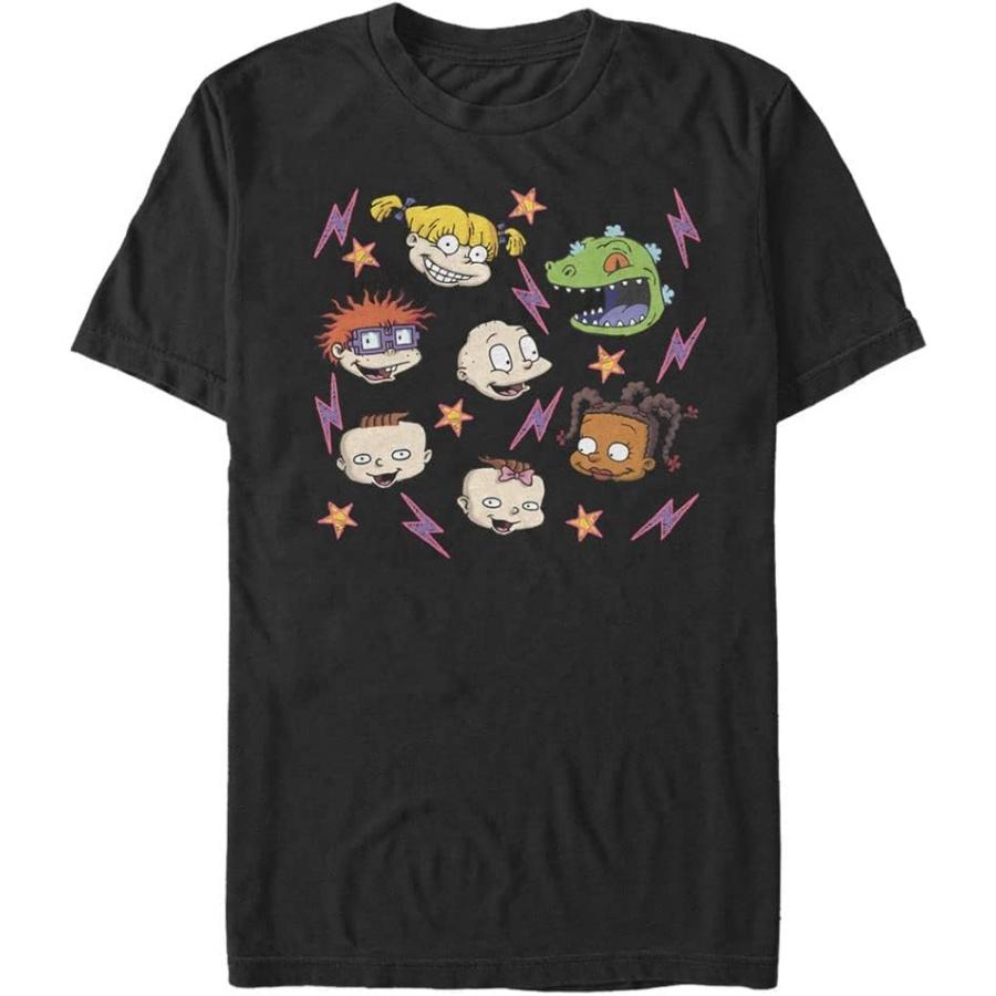 Nickelodeon Mens Rugrats Rugrat Faces Men s Tops Short Sleeve Tee Shirt XXXXXL разноцветный