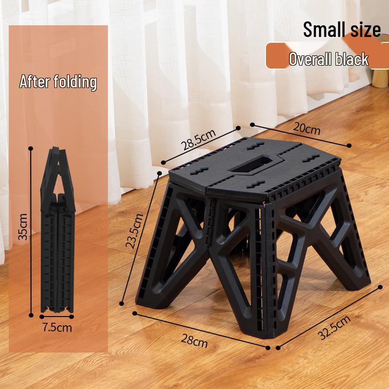 Portable Outdoor Folding Plastic Stool for Camping and Picnic