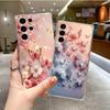 Soft Cover Phone Case for Samsung Galaxy A52s A21s A50 A51 A12 A71 A32 A22 A72 A31 A52 A16 Butterfly & Floral Design