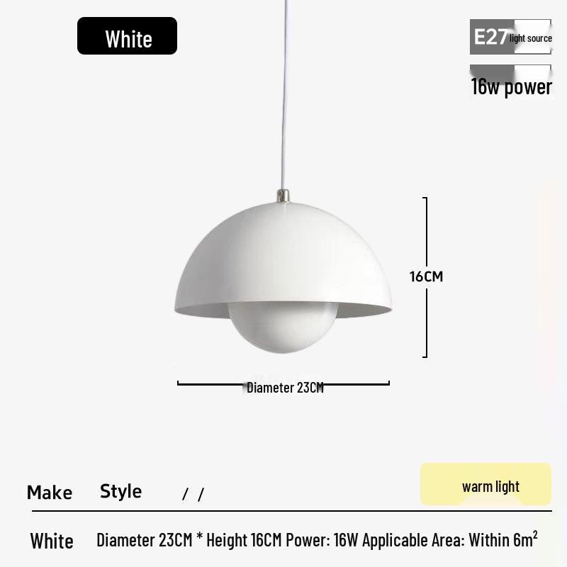 Nordic Minimalist Danish Bud Pendant Lamp for Bar, Restaurant, Bedroom, or Study