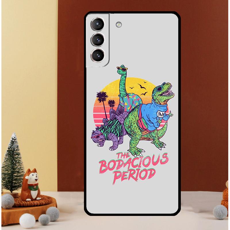 Cute Dino Dinosaur Case For Samsung Galaxy S25 S26 Ultra S20 S21 S22 S23 S24 Ultra S10 Plus S25 FE Cover Funda