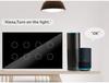 Zigbee 8-Way Smart Touch Panel Switch for Hotel Room Lights - Alexa Compatible Remote Wireless Control