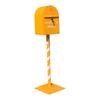 Christmas Metal Standing Mailbox Model Versatile Sturdy Restaurant Bar Decor