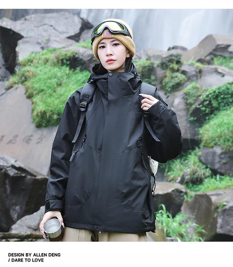 Custom Logo Waterproof Mountaineering Windbreaker - Autumn/Winter Corporate Workwear & Group Outerwear