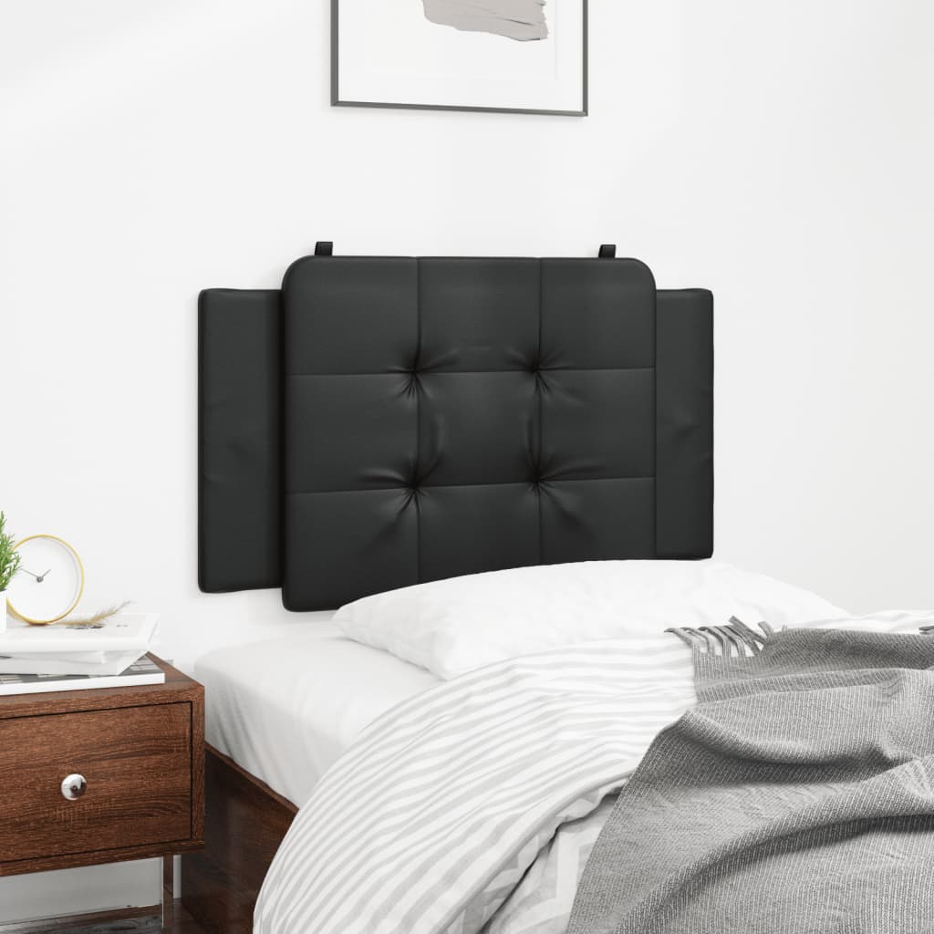Vidaxl Headboard Cushion, Black, 80 Cm, Faux Leather