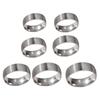Trendy Stainless Steel Rings Jewelry Set with Various Styles Stylish Rings Perfect for Daily Wear and Thoughtful Gifts