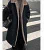 Johnature Korean White Duck Down Long Coat Contrasting Fur Collar  Women Winter Casual Warm Comfortable Jackets