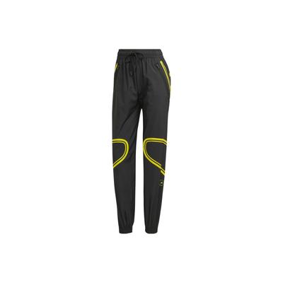 X Stella McCartney Contrast Color Line Print Drawstring Cuffed Casual Retro Sports Pants Knitted Women Pants Black HG2008