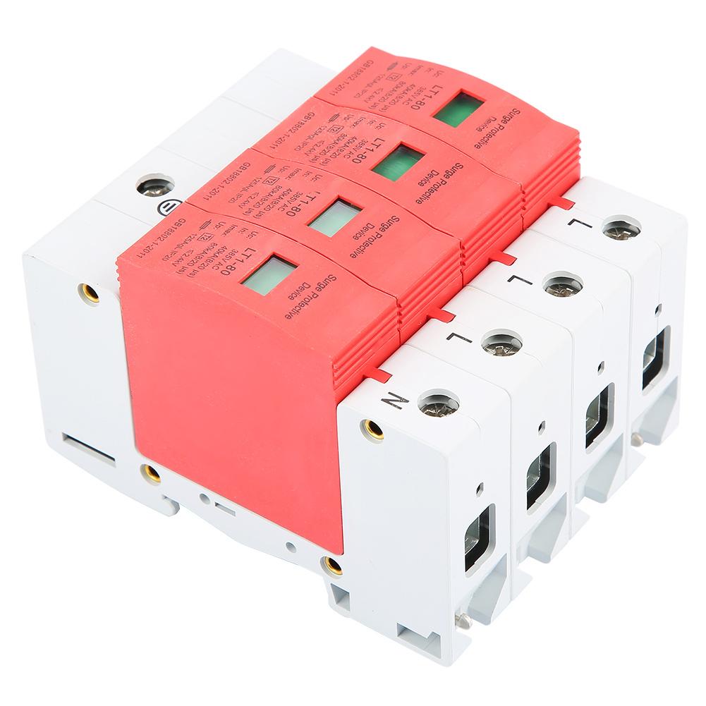 4P 40 80KA House Surge Protective Low voltage Arrester Device LT 40 80