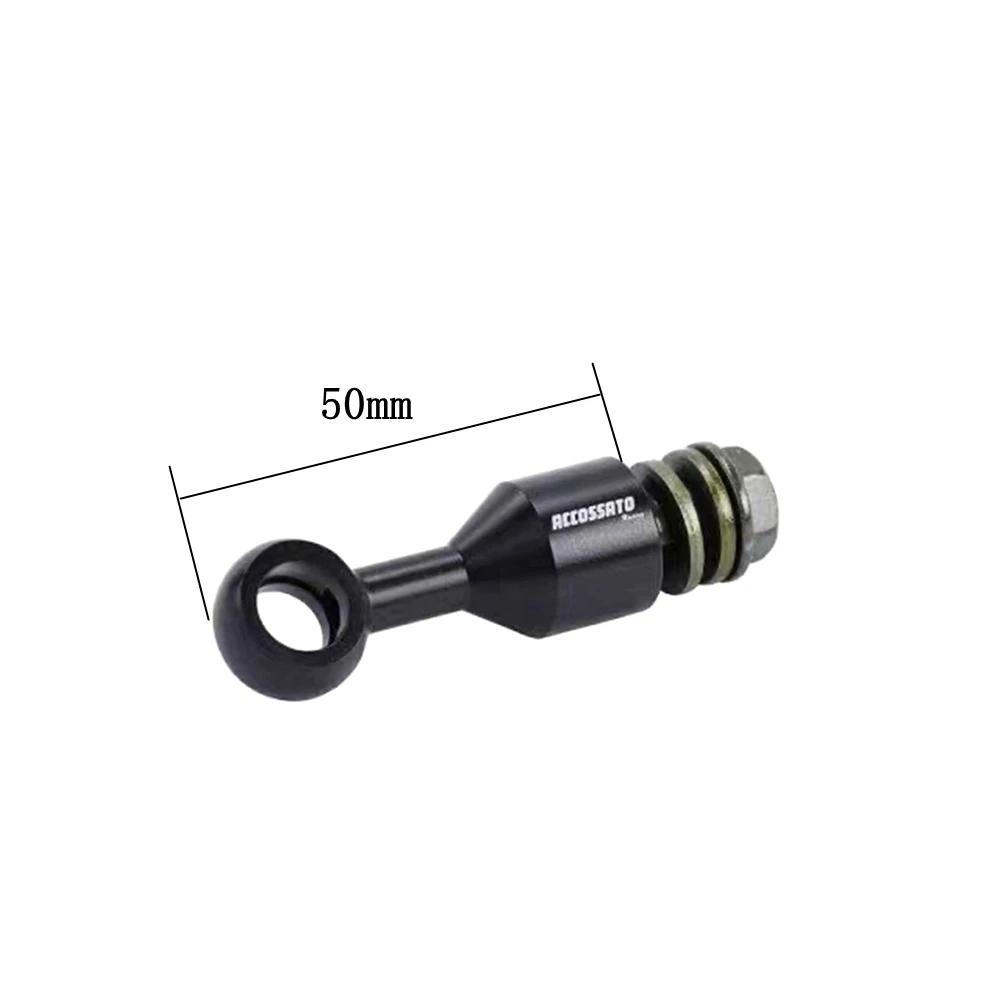 

M10*1.25 Motorcycle Universal Hydraulic Brake Oil Hose Extension Bracket Joint For Honda Yamaha Suzuki Kawasaki Modify Parts 50MM Black