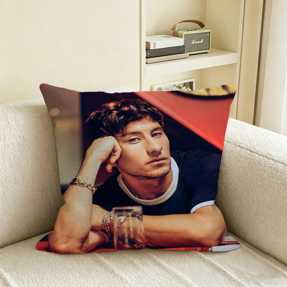 B-Barry Keoghan Cushion Cover Natural Linen Pillowcase Set, All-In-One Decor For Sofa, Bedroom & Chair