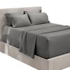 Extra Deep Pocket King Size Sheets Sets Fits Mattress Cover Split Head Flex King Sheet Set Bed Sheets Double Brushed Easy Fit 4 Piece Set FlexTop
