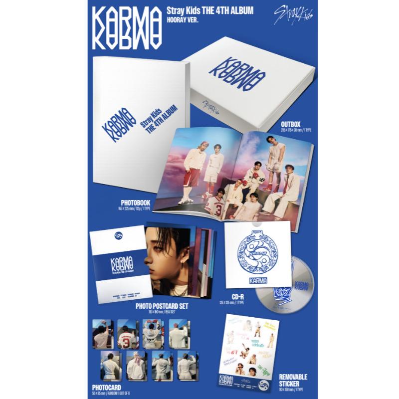 Ön sipariş straykids KARMA CEREMONY HOORAY 4. albüm