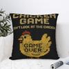 Chicken Game Dont Look At The Chicken Pillowcase Merch Printing Cushion Cover Gift  Pillow Case Cover Chair Multi Size