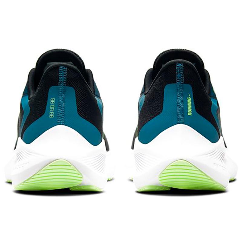 Nike Zoom Winflo 7 Black Valerian Blue Sneakers Casual CJ0291-004