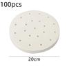 100pcs Steamer Pad Paper Air Fryer Baking Paper Non Stick Silicone Oil Steamer Paper One-Time Use Non-Stick Oil Paper