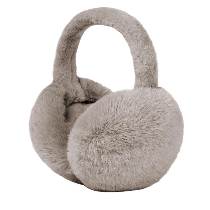 Foldable Faux Fur Winter Earmuffs for Women & Girls - Cute, Warm, Outdoor Ear Warmers