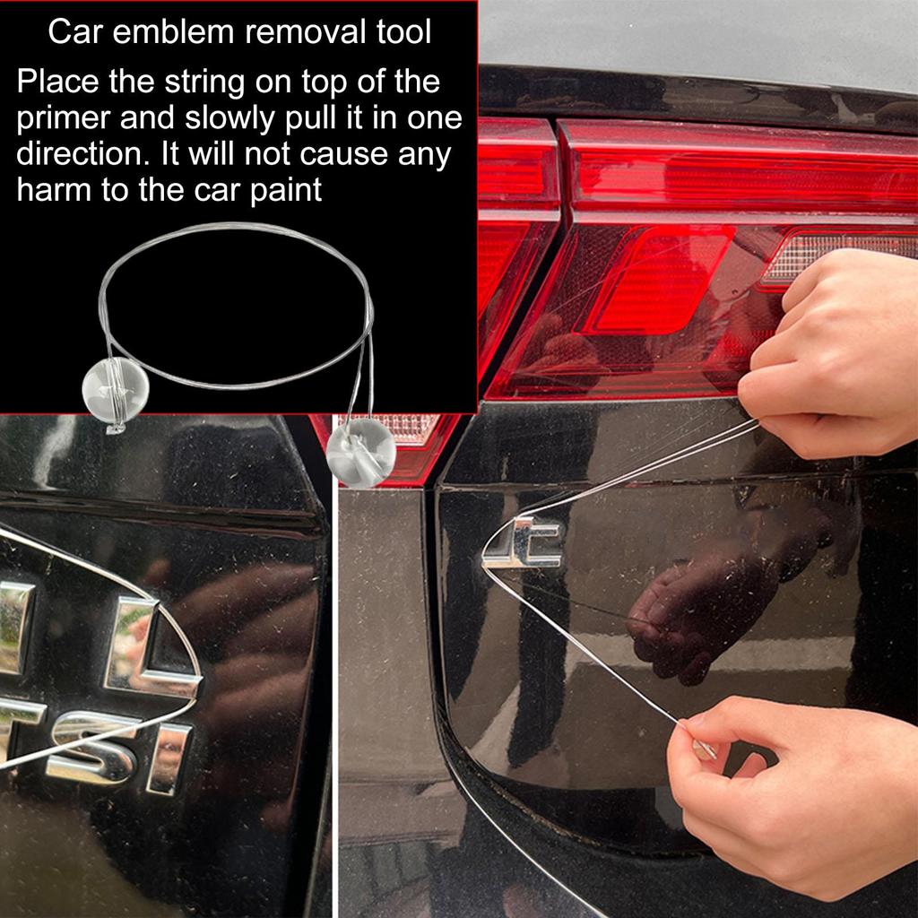 Auto-Emblem-Entferner-Kit Auto-Logo-Plakette Abziehline Aufkleber Kratzfreies Hebelwerkzeug Auto-Folien-Installationswerkzeug