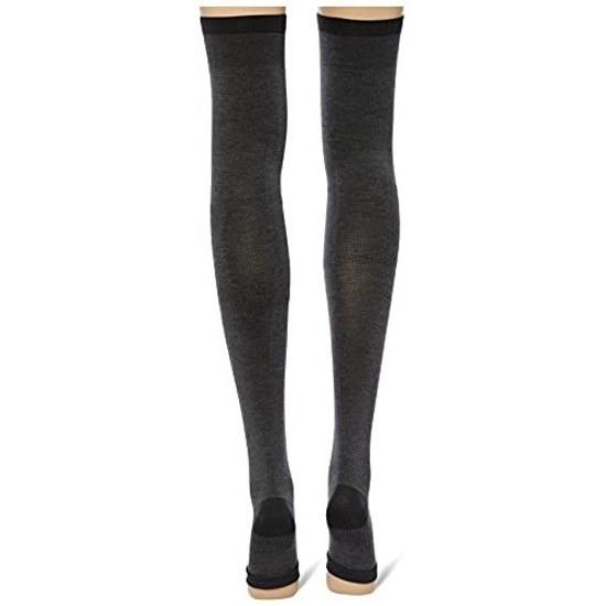 GUNZE Socks Compression Over Knee RIZAP Wear While Sleeping Refreshing Beautiful Legs Nighttime Full Leg Length Ladies
