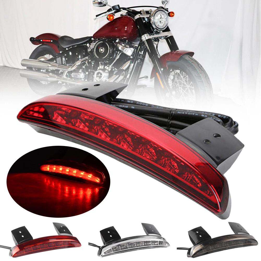 Motorcycle Light Rear Fender Edge Red LED Brake Tail light Turn Sign For Harley XL 883L Sportster 2008-2014 for 2008-2013 XL883N