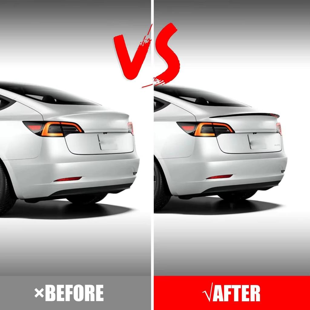 For Tesla Model 3 Highland 2026 Model Y 2024 Real Carbon Fiber Spoiler 2020-2025,Trunk Lid Wing,Car Exterior Styling