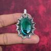 Malachite Pendant, 925 Sterling Silver Pendant Jewelry. Gift For Women Handmade Pendant Gemstone Jewelry