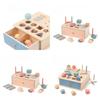 Montessori Wooden Color Shape Sorting Box For Early Childhood Development
