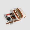 Trend Design Women's Small Square Box Bag  Fashion Canvas Patchwork Leather Double Zipper Crossbody Single Bag High Quality