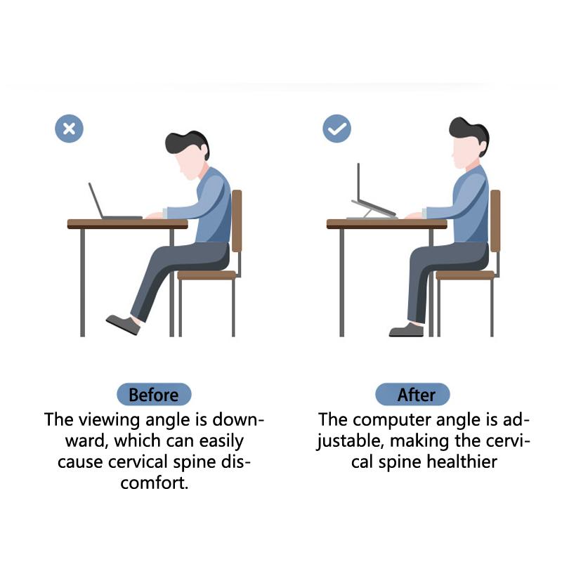 Laptop Cooler Stand Foldable Notebook Computer Cooling Pad Portable Stand For 16-18 Inch Tablet Laptop Desktop Bracket With Fans
