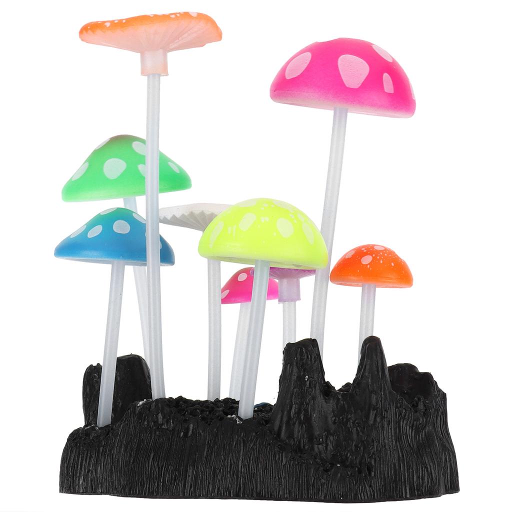 Simulationspilze Aquariumdekoration Leuchtendes Felsgestein Aquariumdekoration für Fischtank-Landschaft