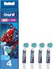 Brown Replacement Brush Kids Soft Brush Spiderman Set of 4 Oral-B Oral-B [Item]