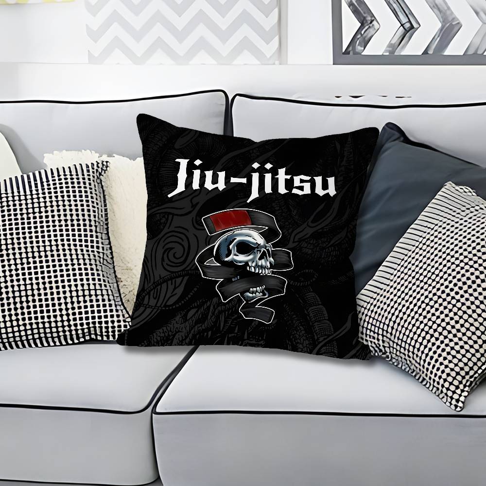 

BBrazilian JJiu JJitsu BJJ Various Sizes Square Pillow Case For Car Home Bedchamber Decor Custom Valentine gift 30x30cm