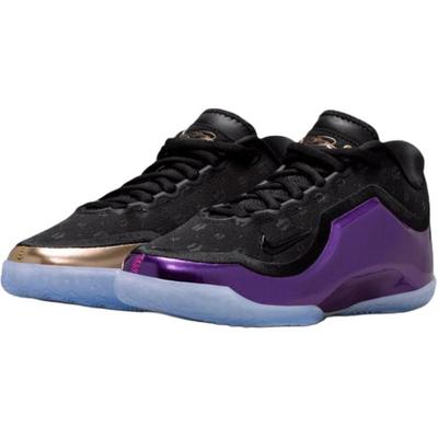 Lebron 23 Mellanhöga Barns Basketkängor Guld Lila Barns IQ6709-001