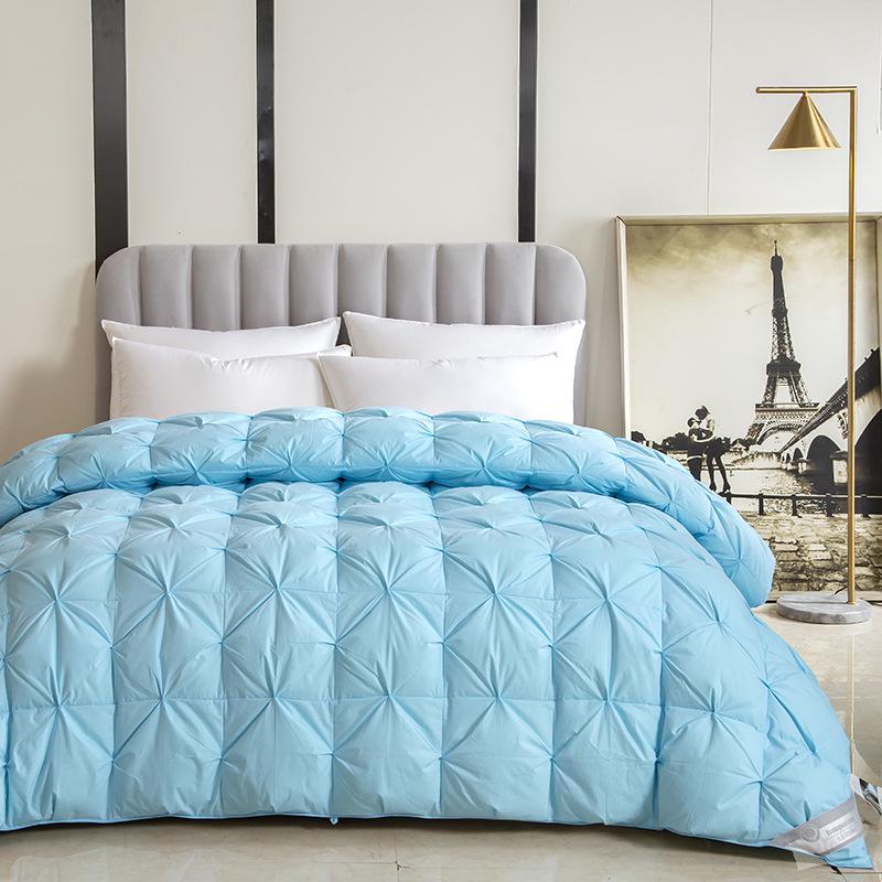 Luxury 95% White Goose Down Winter Quilt - Thick, All-Cotton, Five-Star Hotel Quality