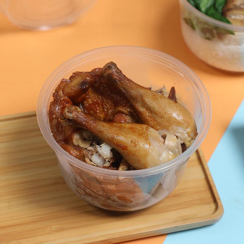 Disposable Plastic Take-Out Bowls