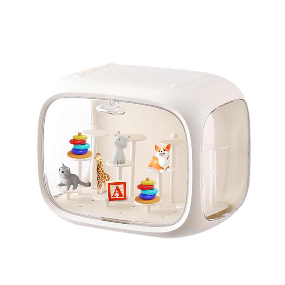 Display Cases For Collectibles Dustproof Figure Display Case Dust And Moisture Proof Miniature Display Storage Case For Action