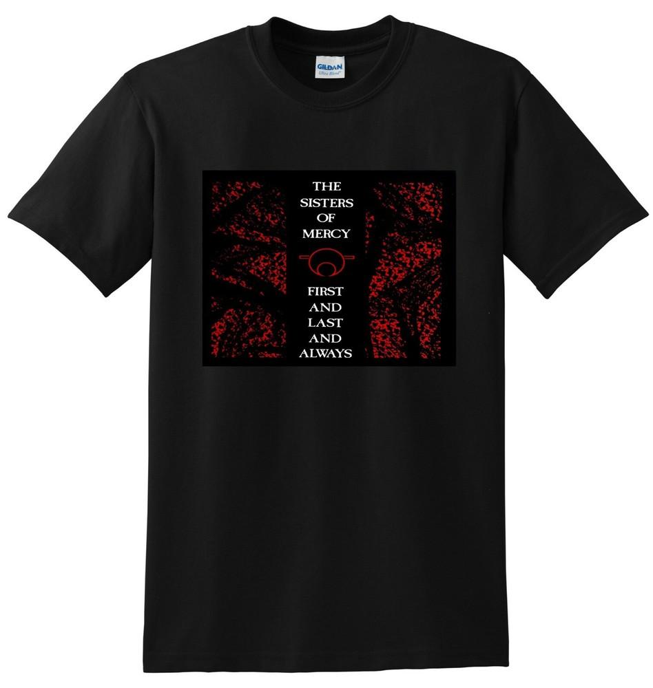TRIČKO THE SISTERS OF MERCY první a poslední a vždy MALÉ STŘEDNÍ VELKÉ XL Unisex Tričko
