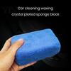 Non Scratch Glass Tile Cleaner Microfiber Car Wash Sponge, High Density Soft Cleaning Pad, Household Heavy Duty Dirt Removal Sponge Washable Reusable